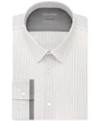 Calvin Klein X Extra Slim-fit Mahogany Stripe Dress Shirt