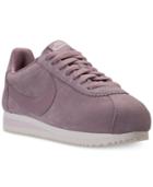Nike Women's Classic Cortez Suede Casual Sneakers From Finish Line
