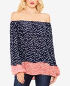 Vince Camuto Blouson-sleeve Off-the-shoulder Top