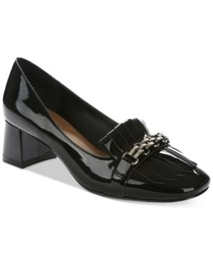 Tahari Mary Block Heel Pumps Women's Shoes