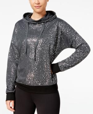 Material Girl Active Juniors' Metallic Hoodie, Only At Macy's