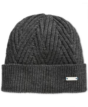 Ryan Seacrest Herringbone Cuffed Beanie, Only At Macy's
