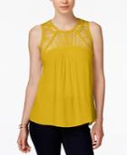 Bar Iii Lattice-detail Tank Top, Only At Macy's