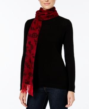 Charter Club Floral Cashmere Scarf, Created For Macy's