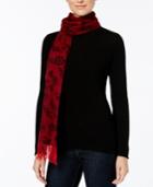 Charter Club Floral Cashmere Scarf, Created For Macy's