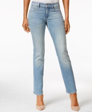 Nydj Petite Marilyn Manhattan Beach Wash Straight-leg Jeans