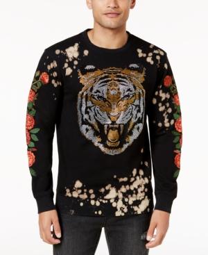 Reason Men's Beaded Embroidered Sweatshirt