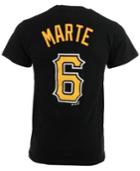 Majestic Men's Starling Marte Pittsburgh Pirates Official Player T-shirt