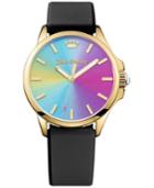 Juicy Couture Women's Jetsetter Black Silicone Strap Watch 38mm 1901343
