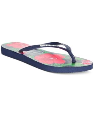 Havaianas Women's Slim Floral Flip Flops Women's Shoes