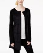 Inc International Concepts Petite Moleskin Duster Cardigan, Only At Macy's
