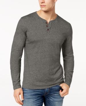 Lucky Brand Men's Heathered Henley