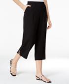 Jm Collection Pull-on Cropped Pants, Created For Macy's
