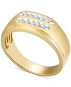 Men's Diamond Ring (1/4 Ct. T.w.) In 10k Gold