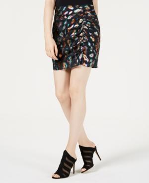 Guess Animal-print Mini Skirt