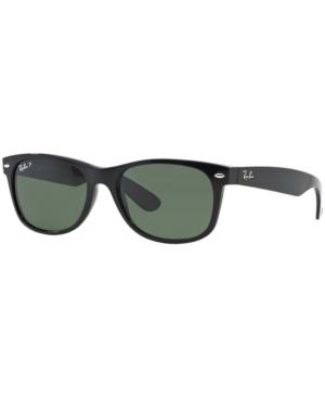 Ray-ban Polarized New Wayfarer Sunglasses, Rb2132 58