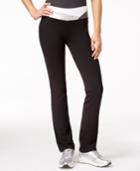 Material Girl Active Juniors' Metallic-trim Yoga Pants, Only At Macy's