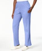 Alfred Dunner Pastel Skies Pull-on French Terry Pants