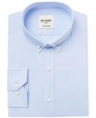 Ben Sherman Men's Slim-fit Light Blue Solid Oxford Dress Shirt