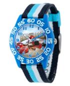 Disney Cars Boys' Blue Plastic Time Teacher Watch