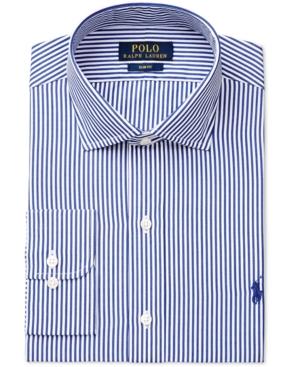 Polo Ralph Lauren Men's Slim-fit Stretch Stripe Dress Shirt