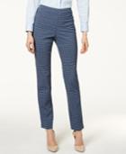Charter Club Petite Printed Straight-leg Trousers, Only At Macy's