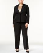 Le Suit Plus Size 3-pc. Pinstriped Pantsuit