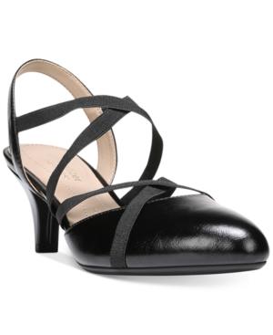 Naturalizer Dasha Strappy Kitten-heel Slingback Pumps Women's Shoes