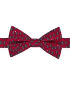 Tommy Hilfiger Men's Tree Conversational Pre-tied Silk Bow Tie