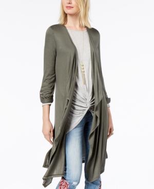 I.n.c. Duster-length Cardigan, Created For Macy's