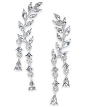 Inc International Concepts Silver-tone Crystal Ear Climber Earrings, Only At Macy's