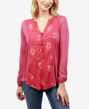 Lucky Brand Montecito High-low Henley Top