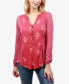 Lucky Brand Montecito High-low Henley Top