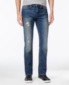 Guess Men's Slim-fit Straight-leg Ripped Jeans