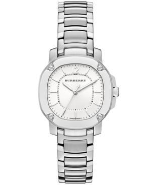 Burberry Watch, Women's Swiss The Britain Stainless Steel Bracelet 34mm Bby1703
