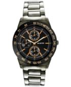 Unlisted Men's Chronograph Gunmetal Ion-plated Stainless Steel Bracelet Watch 46mm 10027963