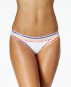 Bar Iii Be Weave It Cheeky Bikini Bottoms, Created For Macy's Women's Swimsuit