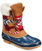 Khombu Women's Jenna Lace-up Cold Weather Booties Women's Shoes