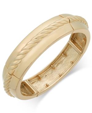 Charter Club Gold-tone Rope Bangle Stretch Bracelet, Only At Macy's