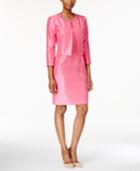 Kasper Beaded Jacket & Sheath Dress Suit