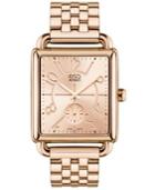 Esq Movado Women's Swiss Esq Origin Rose Gold Ion-plated Stainless Steel Bracelet Watch 30mm 07101409