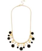 M. Haskell For Inc Gold-tone Jet Stone Statement Necklace, Only At Macy's