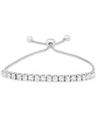 Lab-created White Sapphire Bolo Bracelet (4-1/2 Ct. T.w.) In Sterling Silver