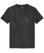 Guess Men's Jackson Space-dye V-neck T-shirt