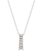 Trumiracle Diamond Necklace, Sterling Silver Round Diamond Pendant (1/10 Ct. T.w.)