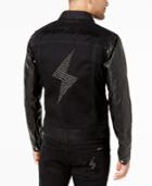 Armani Exchange Men's Lightning Bolt Trucker Jacket, Created For Macy's
