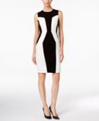 Calvin Klein Abstract Geo Ponte Dress