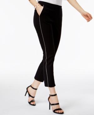 Alfani Prima Piped Cropped Pants, Only At Macy's