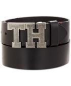 Tommy Hilfiger Men's Logo Leather Belt