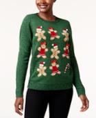 Karen Scott Embellished Holiday Sweater, Created For Macy's